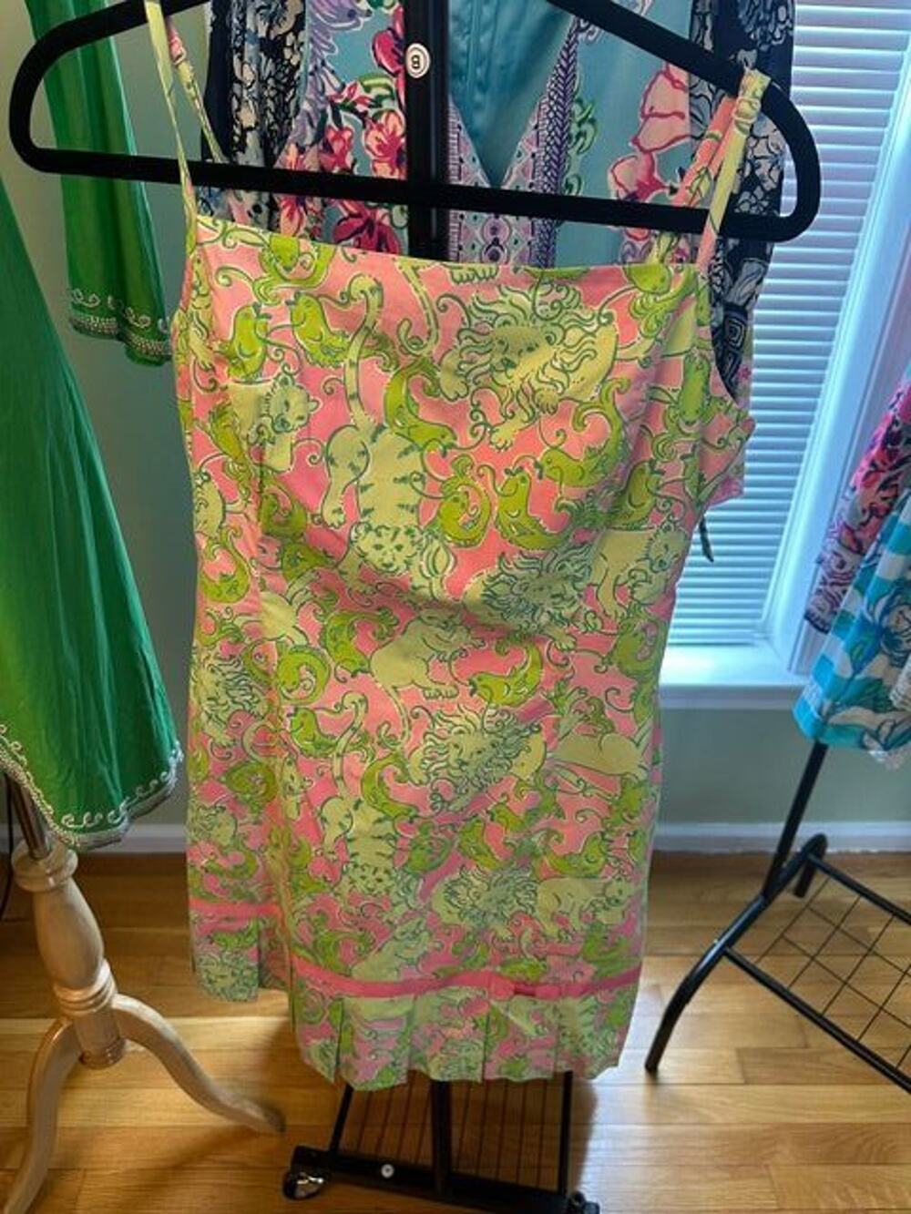 Lilly Pulitzer Vintage Dress Fried Catfish Size 8 EUC Y2K